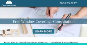 Free Window Coverings Consultation in Northeast FL banner