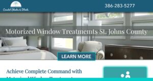 Motorized Window Treatments in Northeast FL banner