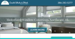 Northeast FL Motorized Window coverings banner